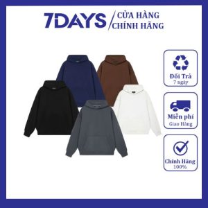 Áo Hoodie nỉ TRƠN 7DAYS